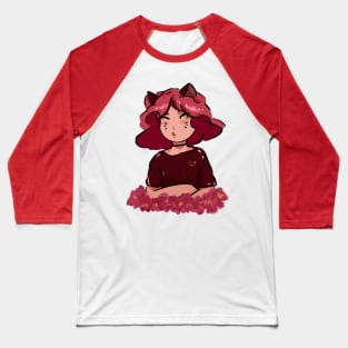 cat girl Baseball T-Shirt